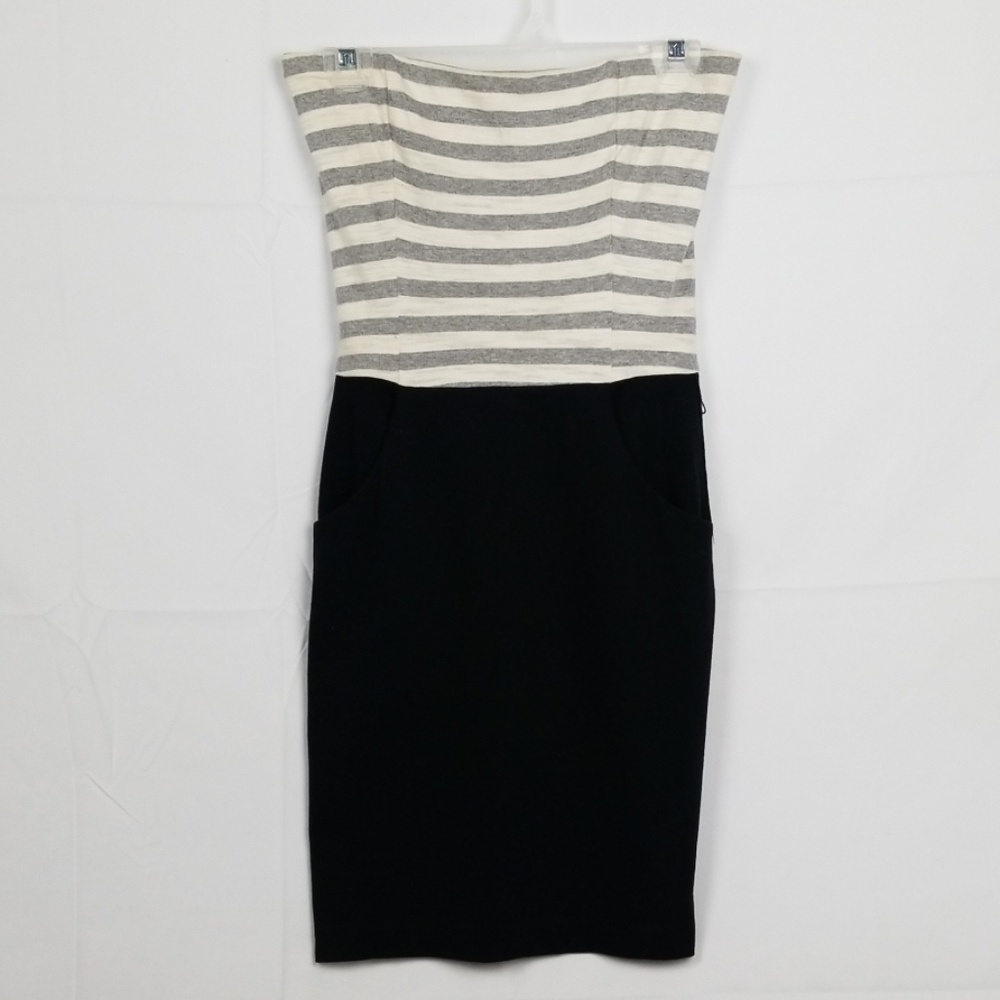 L'Agence Strapless Tube Top Mini Dress